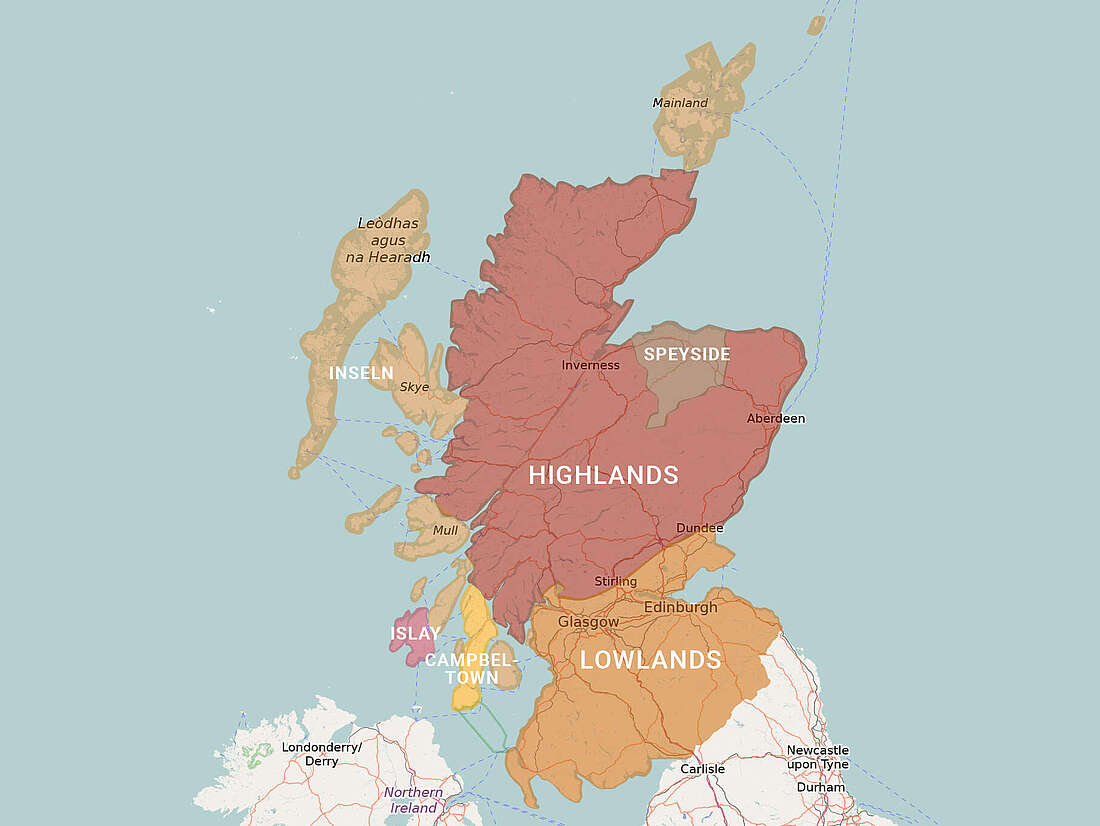 The Whisky Regions of Scotland
