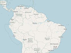 Map of South America Map of South America