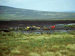 Peat harvest