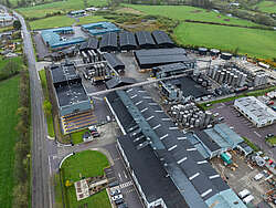 West Cork distillery from above