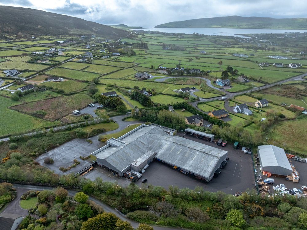 The Dingle distillery from above